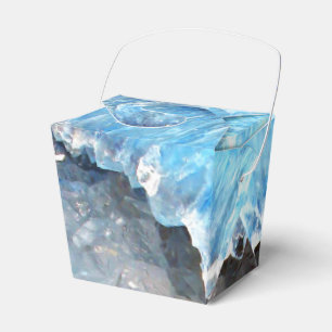 Ballotins Falln Geode en cristal bleu