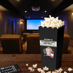 Ballotins Famille Home Théâtre Personnalisé Nom Popcorn Ball