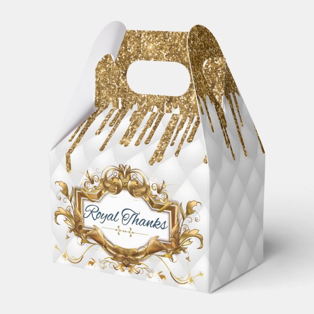 Ballotins Fancy White|Gold DrifParties scintillant Royal Afr (Verso)