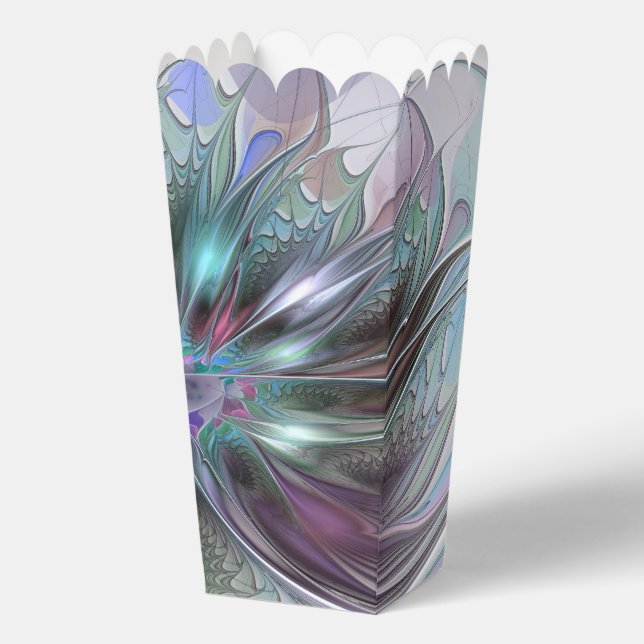Ballotins Fantaisie Abstraite Moderne Fractale Fleur Colorée (Recto)