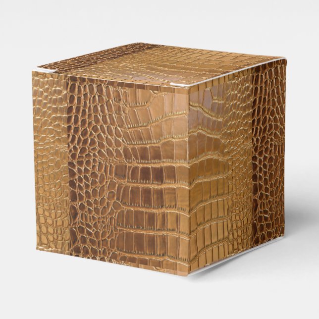 Ballotins Faux Crocodile Motif de peau animale en cuir (Verso)