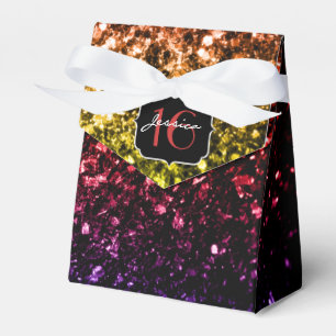 Ballotins Faux de parties scintillant arc-en-ciel mousseux S