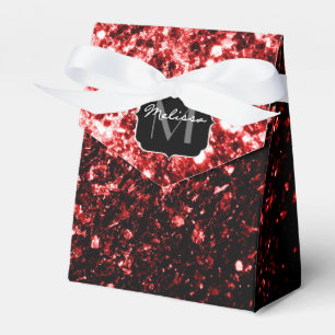 Ballotins Faux paillettes rouge foncé éclats de glamour Mono