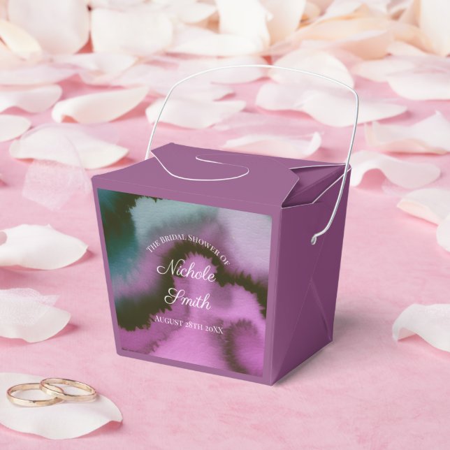Ballotins Faveur de Remise de Mariage Abstrait Violet & Sarc (Mariage)