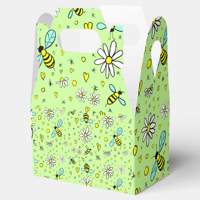 Ballotins Favor Box Happy spring (Ouvert)