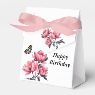Ballotins Favoriser, Boîte Cadeau - Peine Rose, Joyeux Anniv