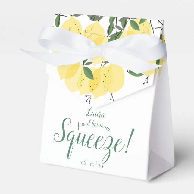 Ballotins Favors de mariage Main Squeeze Lemons Bridal Showe (Verso)