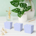 Ballotins Faye et Lauren Blue En vichy<br><div class="desc">Présentant nos ballotins de charme en vichy, la meilleure façon d'express gratitude à votre mariage, anniversaire ou invité d'entreprise. Ces ballotins customisés feront de votre séjour une expérience unique et vous laisseront une impression durable. Chaque ballotin a des dimensions de 4 pouces de largeur, de 2, 5 pouces de longueur...</div>