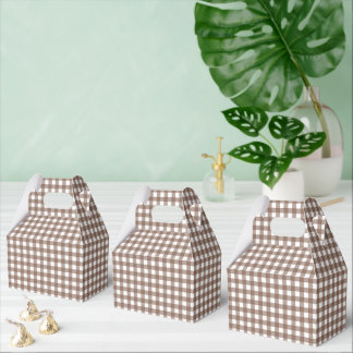 Ballotins Faye et Lauren Brown Gingham