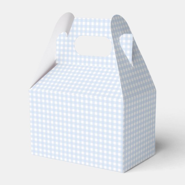 Ballotins Faye et Lauren Gingham Pastel Bleu (Arrière)