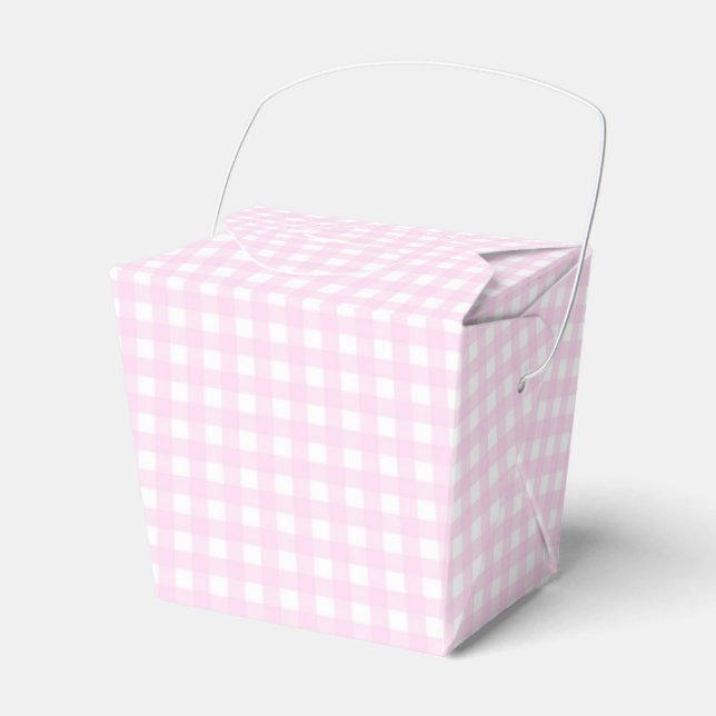 Ballotins Faye et Lauren Pastel Rose Gingham (Verso)