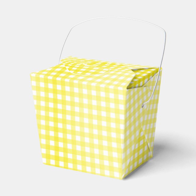 Ballotins Faye Gingham Jaune (Verso)