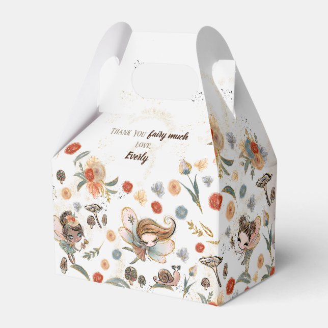 Ballotins Fée de la Forêt Magique fête d'anniversaire (Verso)