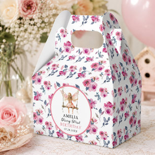 Ballotins Fée Premier Aquarelle Fleurs Anniversaire Filles 1