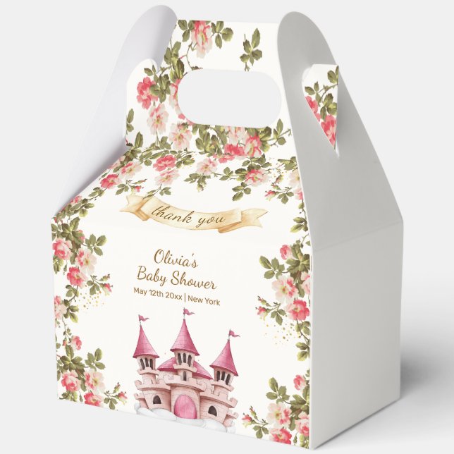 Ballotins Fée Princesse Château Fête de Naissance Fleur Sauv (Recto)
