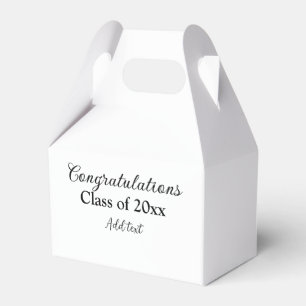 Ballotins Félicitations de graduation simples clas d'ajout m