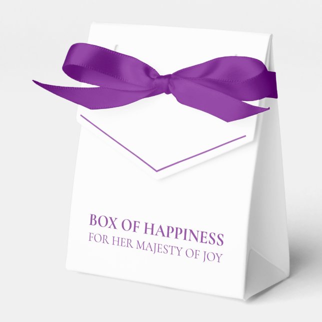 Ballotins Feminine & Elegant Birthday Party Favor Design (Verso)