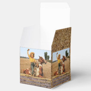 Ballotins Femme Occidentale vintage À Cheval Agitant