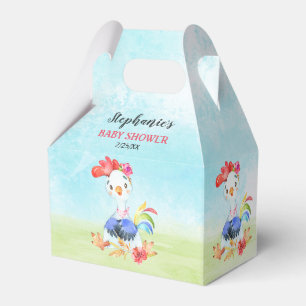 Ballotins Ferme de Baby shower de coq écolière