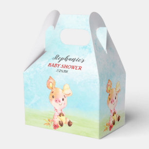Ballotins Ferme de Baby showers Watercolor Piggy