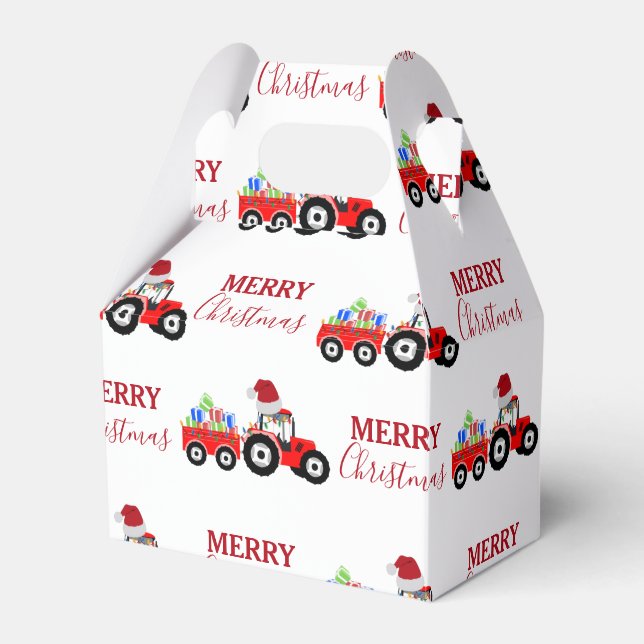 Ballotins Ferme de camions Red Christmas Truck (Verso)