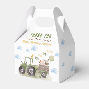 Ballotins Ferme de tracteur aquarelle 1er anniversaire