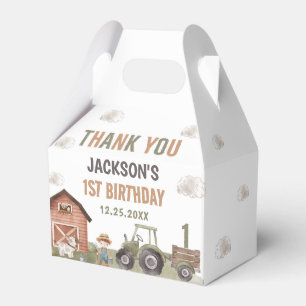 Ballotins Ferme de tracteur aquarelle 1er anniversaire