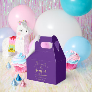 Ballotins Festive est la saison pour être Joyful Chic Purple