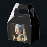 Ballotins Fête à thème perle personnalisée<br><div class="desc">Pearlcore Le monde est votre huître Johannes Vermeer’s Girl with a Pearl Earring (vers 1665) célèbre peinture.</div>