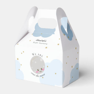 Ballotins Fête bébé Lune Bleue Mignonne Dorée Kawaii