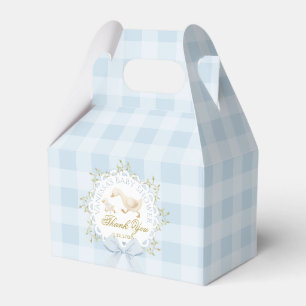 Ballotins Fête bébé Silly Goose Fantaisie Gingham Bleu