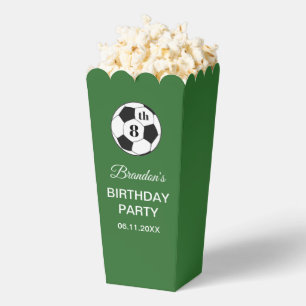 Ballotins Fête d'anniversaire 8 ans Football Vert Garçons Sp