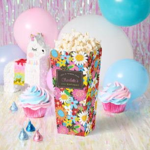 Ballotins Fête d'anniversaire au jardin de fleurs printanièr