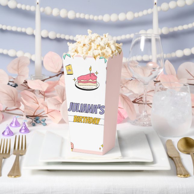 Ballotins Fête d'anniversaire colorée (Mariage)