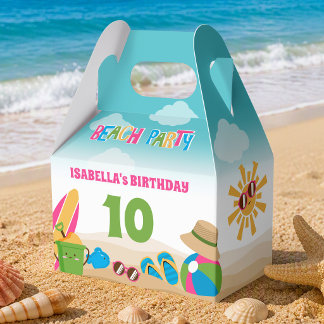 Ballotins Fête d'anniversaire colorée et mignonne sur le thè