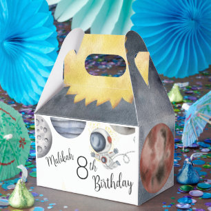 Ballotins Fête d'anniversaire dans l'espace aquarelle pour g