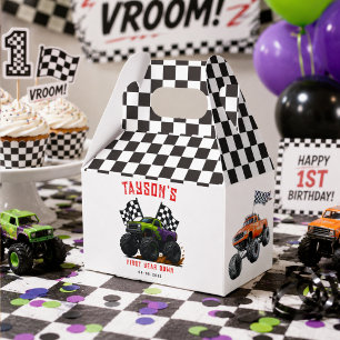 Ballotins Fête d'anniversaire de 1 an de camions monstres
