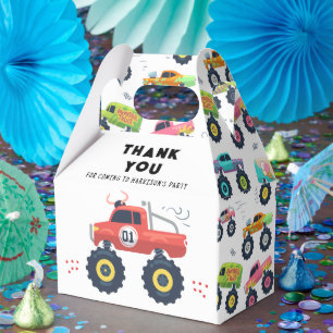 Ballotins Fête d'anniversaire de camion monstre Merci aux en