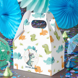 Ballotins Fête d'anniversaire de dinosaure coloré