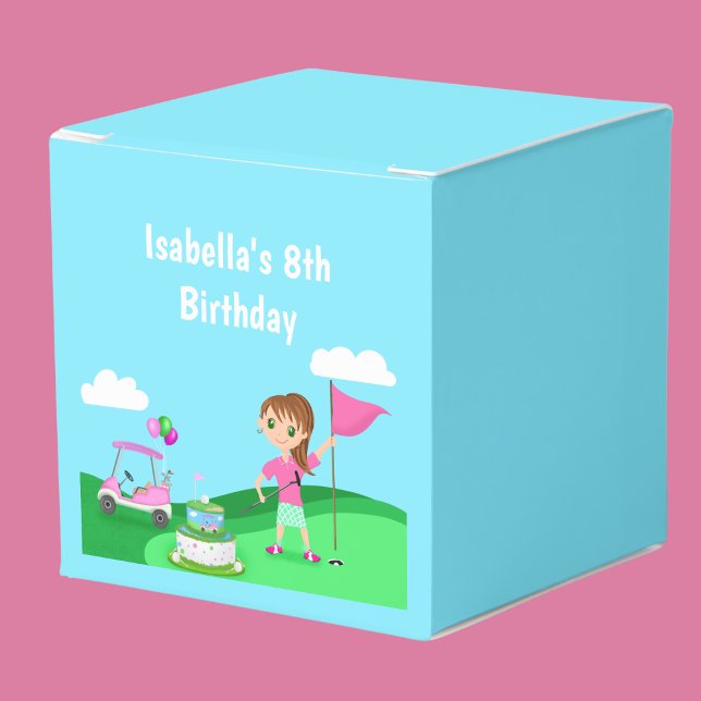 Ballotins Fête d'anniversaire de fille chibi au golf Par-Tee (Créateur téléchargé)