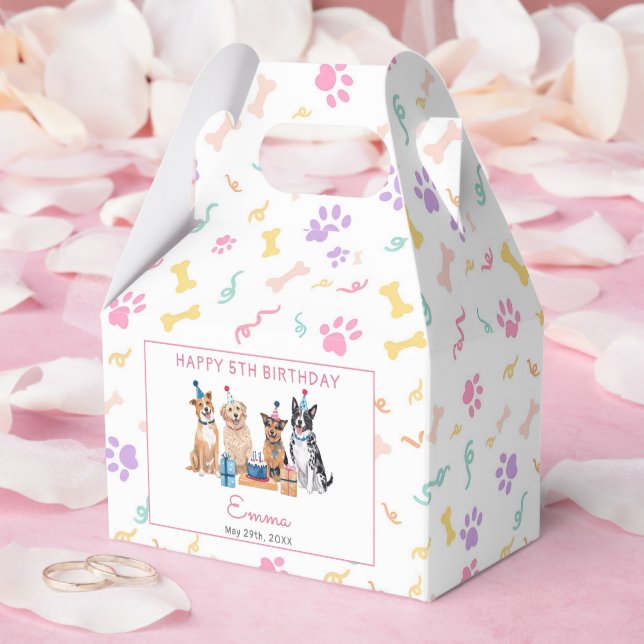 Ballotins Fête d'anniversaire de filles Chien Chiot (Mariage)