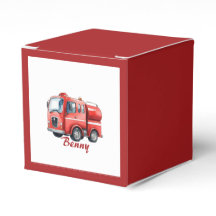 Fête d'anniversaire de la camionnette rouge