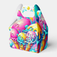 fête d'anniversaire de la crème glglace