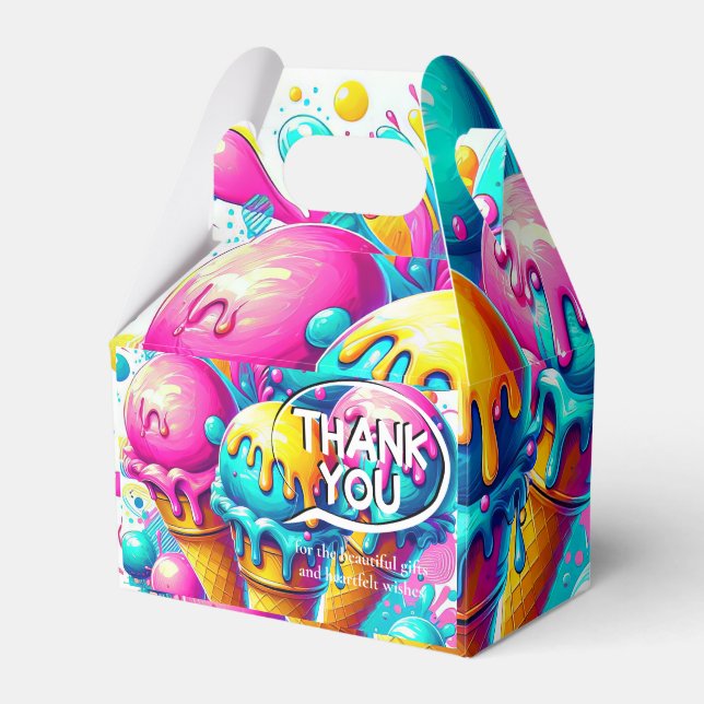 Ballotins fête d'anniversaire de la crème glglace (Verso)