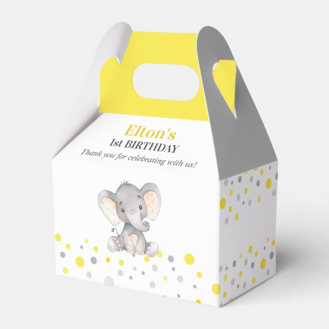 Ballotins Fête d'anniversaire de premier an de Petit Cacahuè (Verso)
