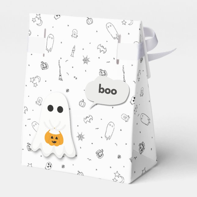 Ballotins Fête d'anniversaire d'Halloween | Conception minim (Arrière)