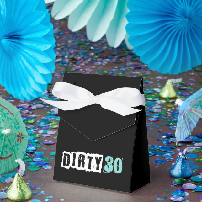 Ballotins Fête d'anniversaire Dirty 30 Bleu sarcelle (Fête)