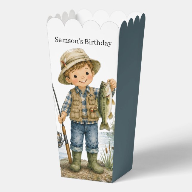 Ballotins Fête d'anniversaire du petit garçon pêcheur (Recto)