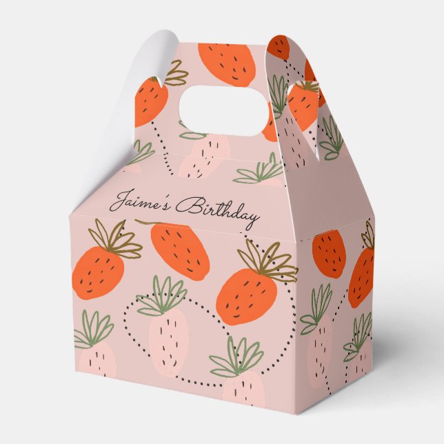 Ballotins Fête d'anniversaire fraise Fruit Doodle (Verso)