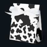 Ballotins Fête d'anniversaire Imprimé cuir de vache noir et<br><div class="desc">Articles assortis disponibles.</div>